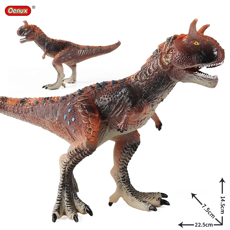 Oenux Jurassic Dinosaurs Action Figures Set | 5 Realistic PVC Models Collection Toy detail view