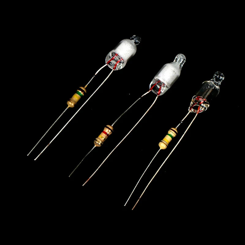 Neon Indicator Light Bulbs 10-Pack | 220V with Built-In Resistor alternate view
