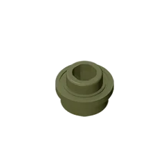 Gobricks GDS-603 PL.ROUND 1X1 W. THROUGHG. HOLE | Compatible Building Brick close-up view