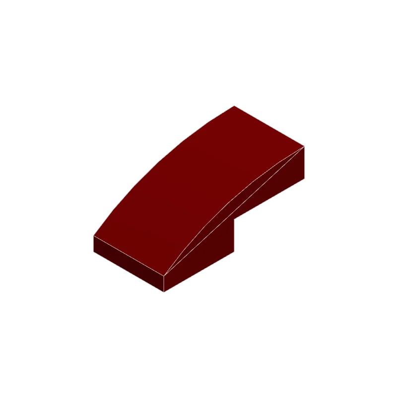 50pcs 11477 Slope Curved 2 x 1 Bricks Bulk | Modular Building Blocks for MOC additional angle