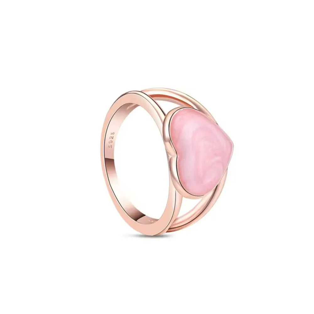 Sparkling Pink Bow Lotus Elephant Ring | Women's Wedding Banquet Jewelry Gift additional angle
