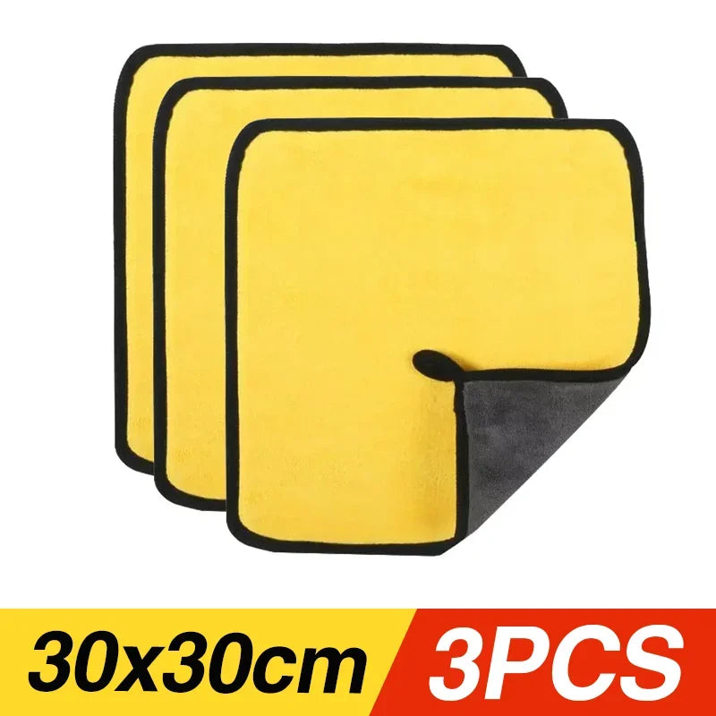1/3/5/10PCS Car Wash Towels Cleaning Cloth Absorbent Dry Cloth General Purpose Microfibe detail view