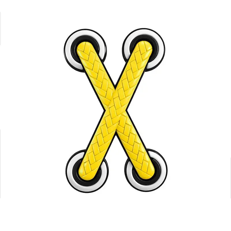 Funny Cross Shoelace Vinyl Decal Sticker for Cars, Motorcycles, Trucks, Helmets