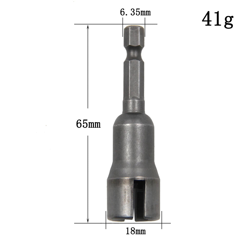 65mm Slotted Hex Socket Wrench 13mm Black detail view