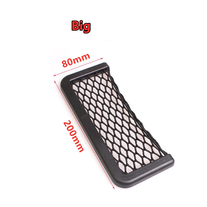 Car Seat Back Mesh Storage Organizer Pocket | Small And Big detail view