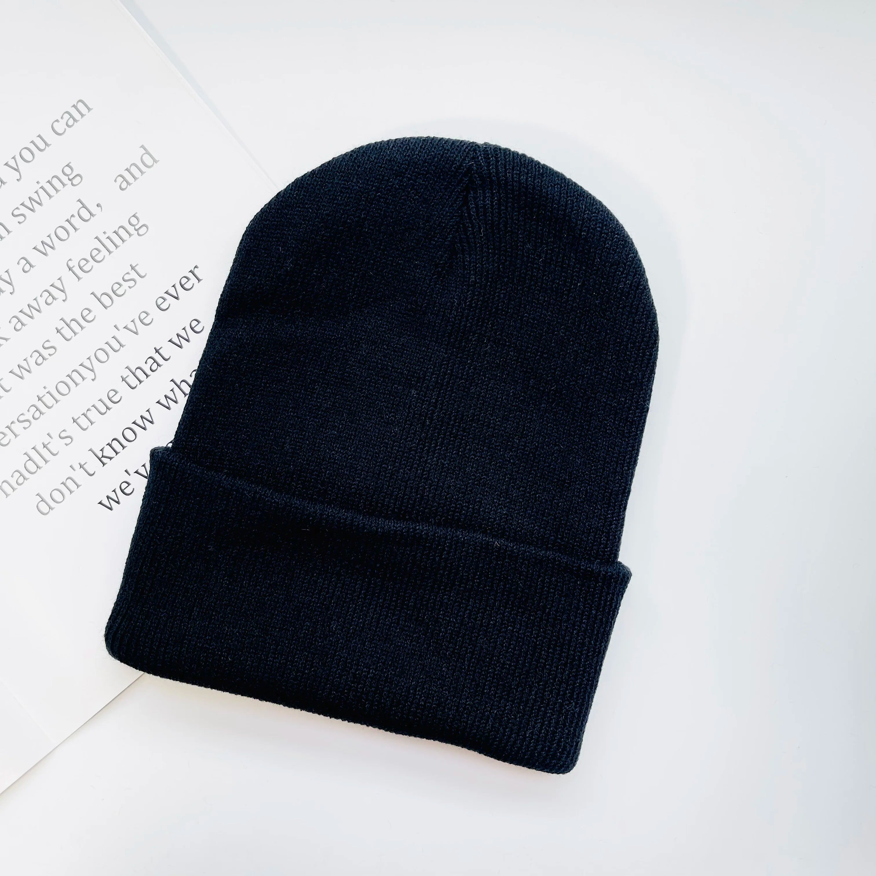 MLFO Colorful Knit Beanie with Ear Flaps | Unisex Winter Hat alternate view