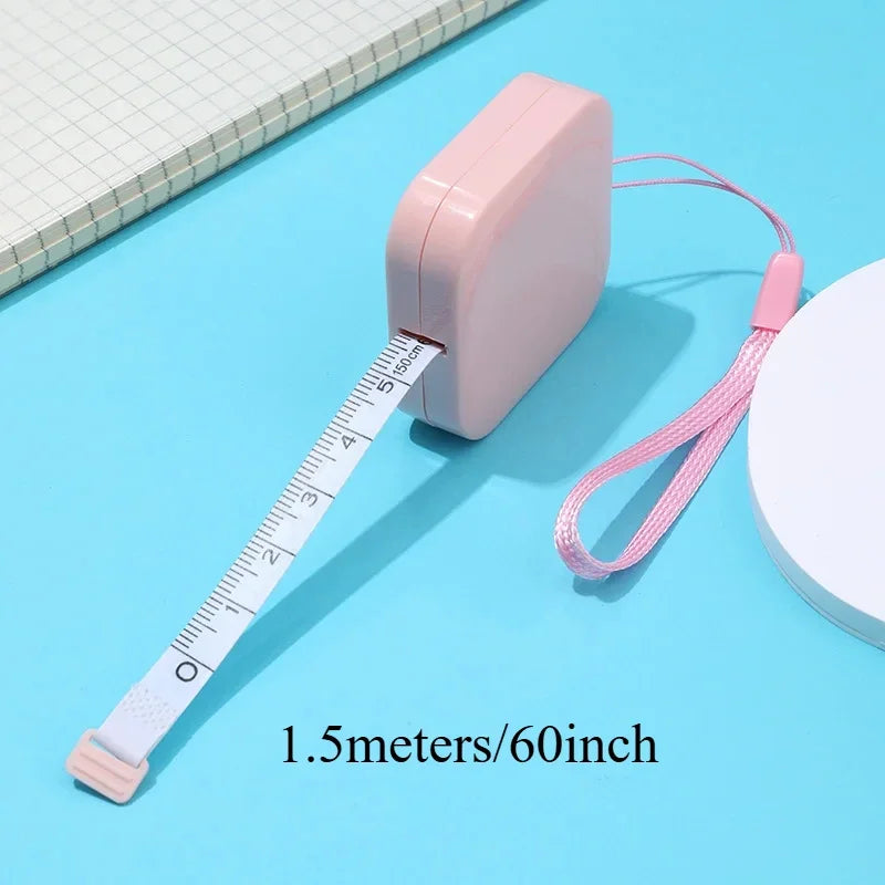 1/3/5PCS Portable Double-sided Tape Measure Retractable Mini Tape Measure for Weigh additional angle