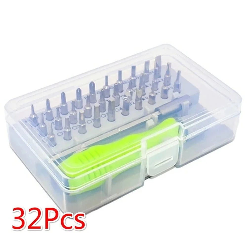 32 In 1 Multifunction Screwdriver Kit with Extension Rod | Manual Precision Tool Set alternate view