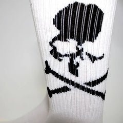 Women skateboard socks Halloween bone Long Socks Basketball Socks detail view