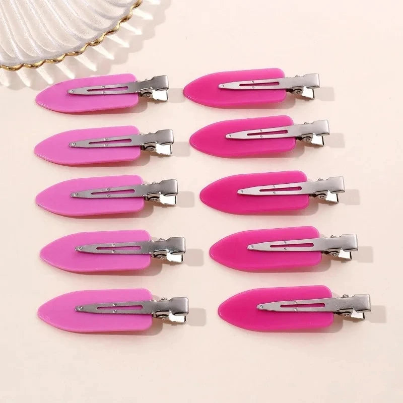10pcs/set Women Hair Clips Side Bangs Fix FringeBarrette Makeup Tools Female Ladies Gi close-up view
