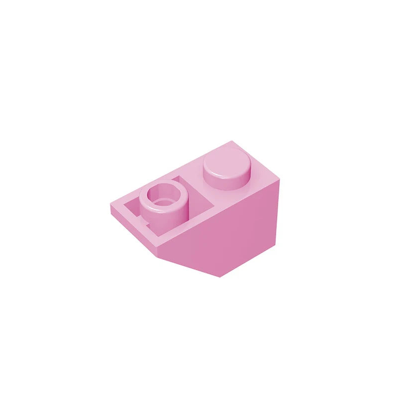 Gobricks GDS-597 Slope, Inverted 45 2x1 | Compatible Building Block for DIY detail view