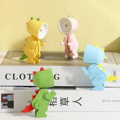 Mini Dinosaur Night Light | Battery-Powered Folding LED Lamp for Kids Bedroom detail view