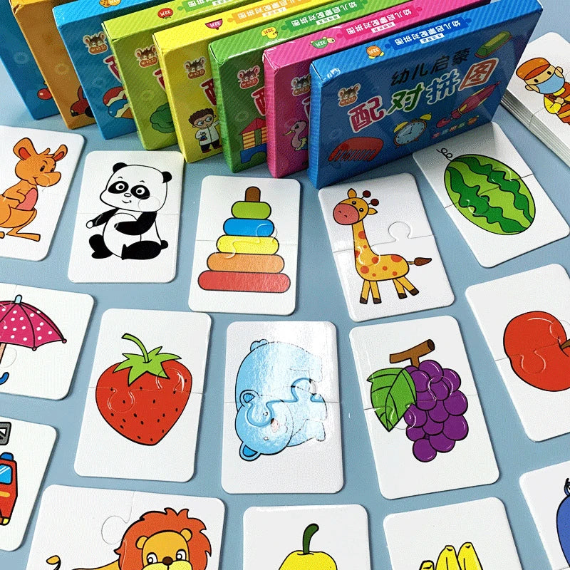 Montessori Cards Educational Toys for Children Learning Educational Puzzles Develop C lifestyle view
