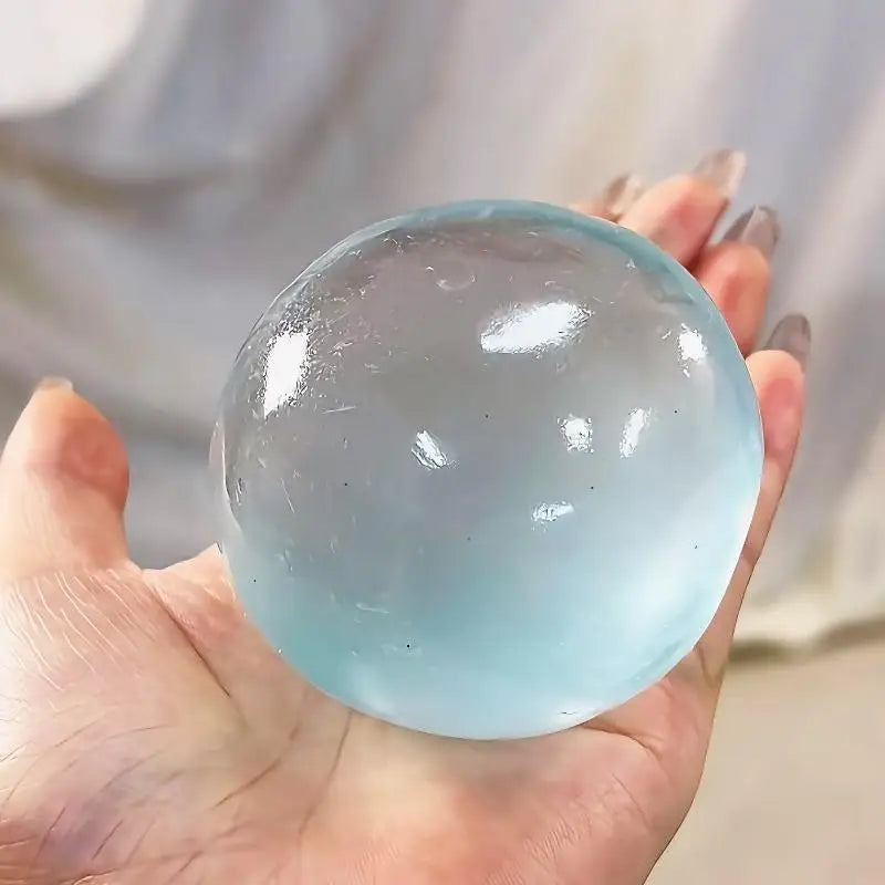 New 1Pcs Anti Stress Sensory Fidgets Toys Soft Simulated Transparent Blue Maltose Slo alternate view