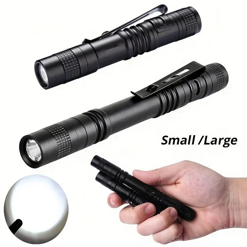 ESMARTER Mini Pen Flashlight | Compact LED Torch for Work and Outdoor Use close-up view