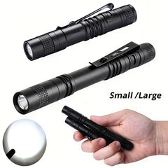 ESMARTER Mini Pen Flashlight | Compact LED Torch for Work and Outdoor Use close-up view