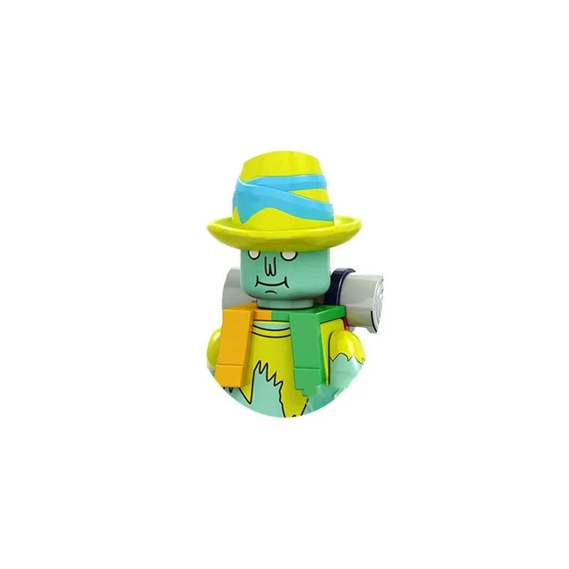 Classic Movie Series Mini 3D Character Model Building Blocks | Micro Block Set close-up view