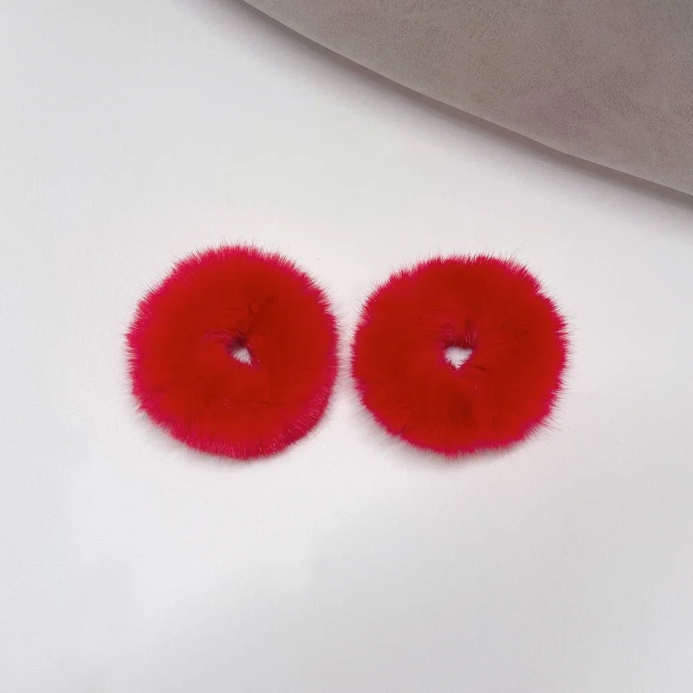 2PCS New Tassel Big Red Chinese-style Hair Accessories Cute Children’s Day And New Yea close-up view