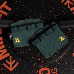 Fitness Gloves for Weightlifting | Cowhide Hand Support for Gym Workouts close-up view