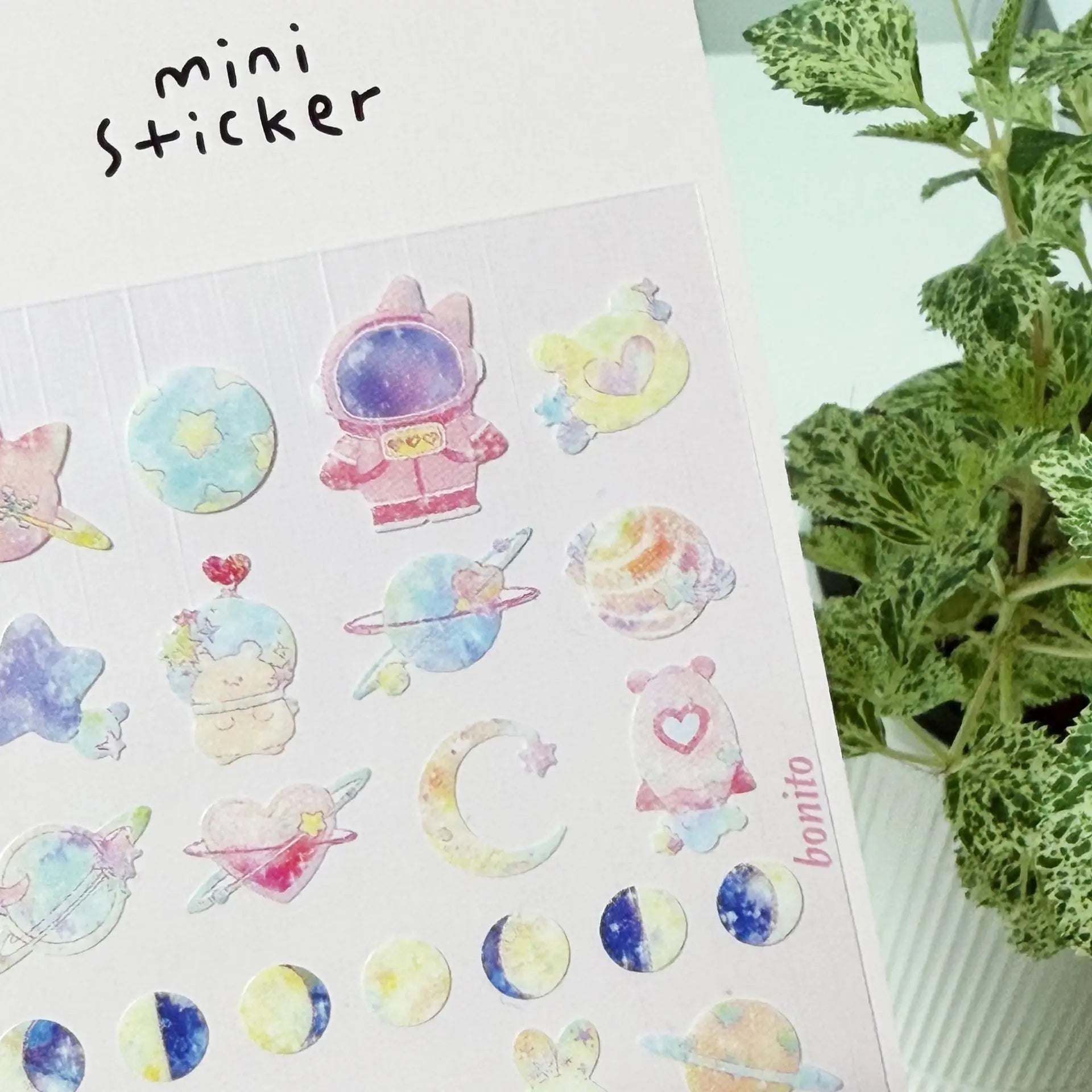 Mini Coffee Cartoon Stickers for Scrapbooking and DIY Journal | Cute Stationery Set additional angle