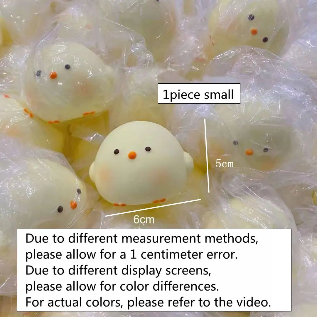 Giant Chick Squishy Toy | Slow Rising Stress Relief Fidget Sensory Toy alternate view