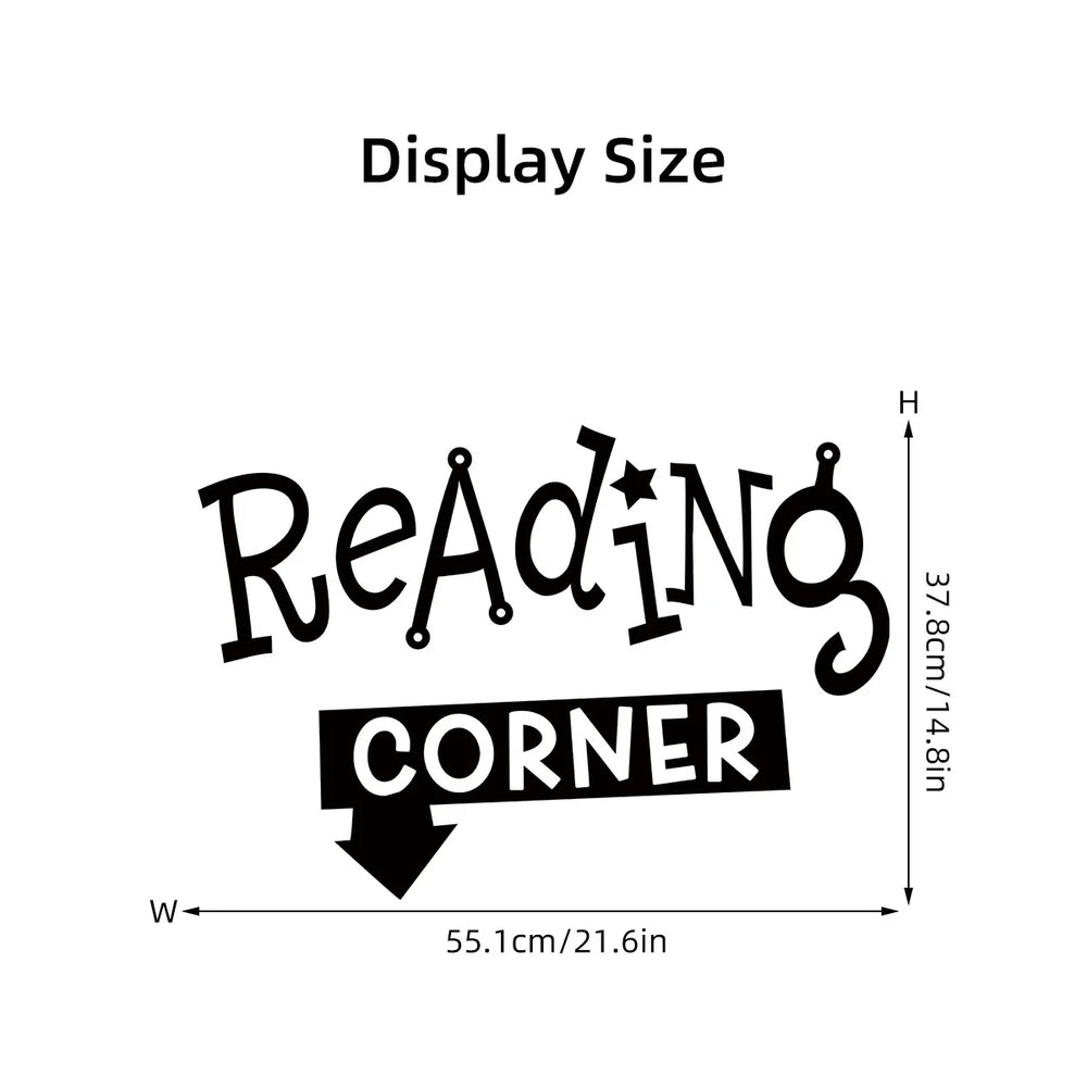 Wall Stickers for Living Room Bedroom | Creative Black Heart Book World Ladder Tree Wall detail view
