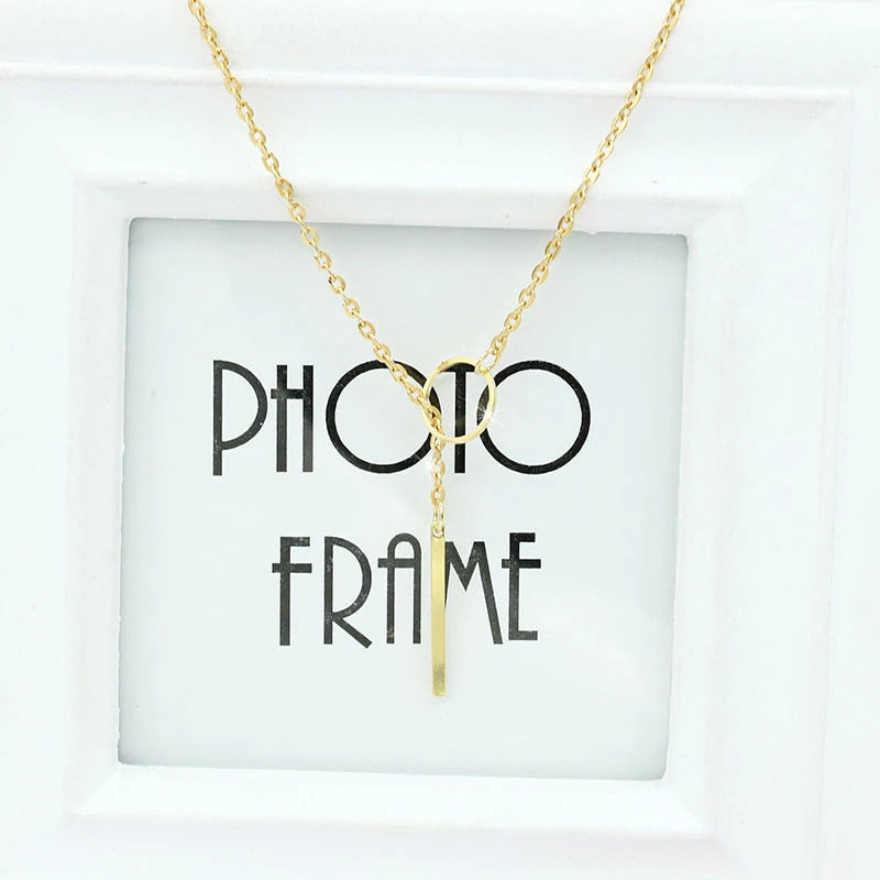 Tiny Heart Necklace for Women | Short Chain Pendant Necklace Gift close-up view