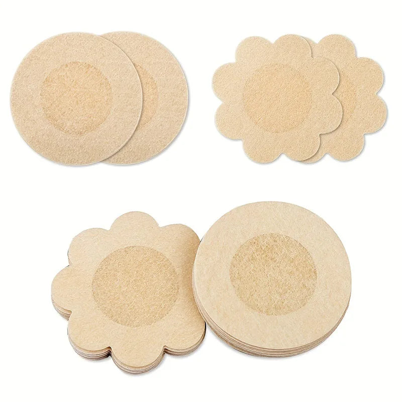 Invisible Chest Sticker Non-woven Bra Breast Patch Bra-less Pasties Pad Nipple Cove additional angle