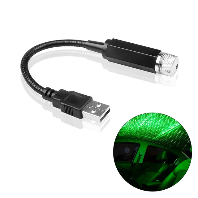 Mini LED Car Roof Star Night Light Projector Atmosphere Galaxy Lamp USB Decorative Adjus detail view