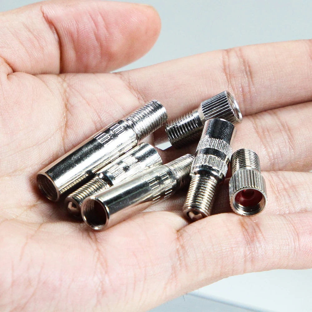 Chrome Plated Brass Screw-On Valve Stem Cap Adapter lifestyle view