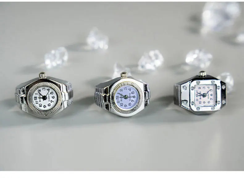 Roman Numeral Punk Gothic Finger Clock Jewelry
