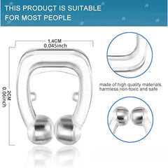 Portable Anti-Snore Nose Clips 6 Pack | Physical Nasal Dilator for Better Sleep alternate view