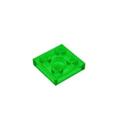 Gobricks Plate 2 x 2 Building Block | Compatible with Lego 3022 alternate view