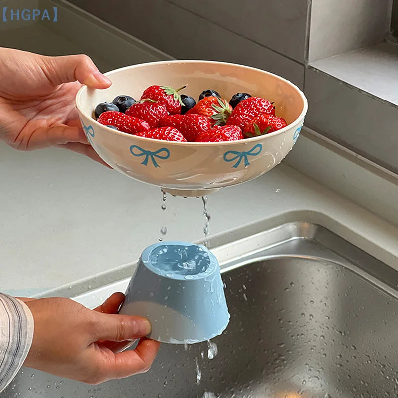 High-End Fruit Drain Tray | Decorative Dried Fruit Plate for Living Room close-up view