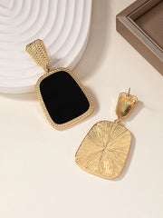 A Pair of Fashionable, Versatile, and Trendy Summer Earrings close-up view