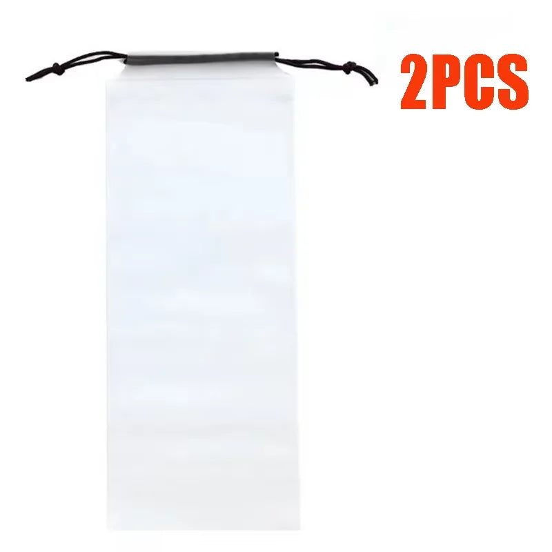 Umbrella Storage Bag Translucent Plastic Waterproof Anti-dirty Umbrella Cover Reusable close-up view