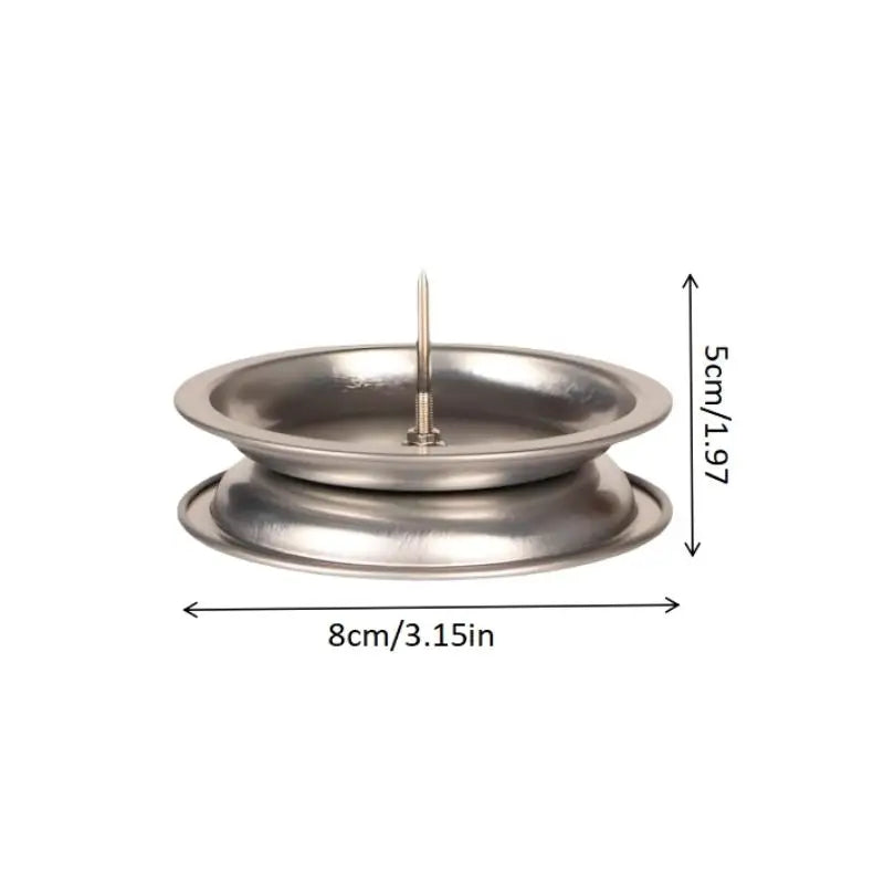 Moxa Stick Holder Tray | Stainless Steel Ash Collection and Mosquito Coil Holder alternate view