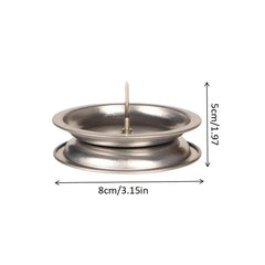 Moxa Stick Holder Tray | Stainless Steel Ash Collection and Mosquito Coil Holder alternate view