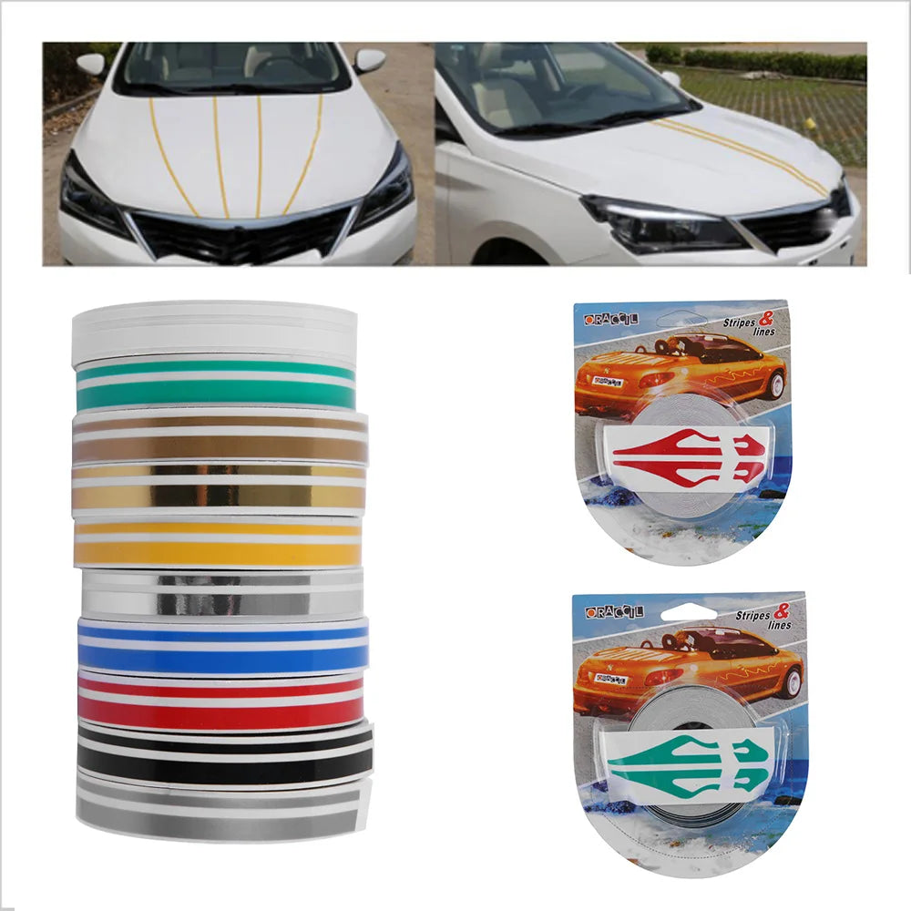 Multicolor Striping Pin Stripe Double Line Tape Car Body Decal Vinyl Sticker detail view