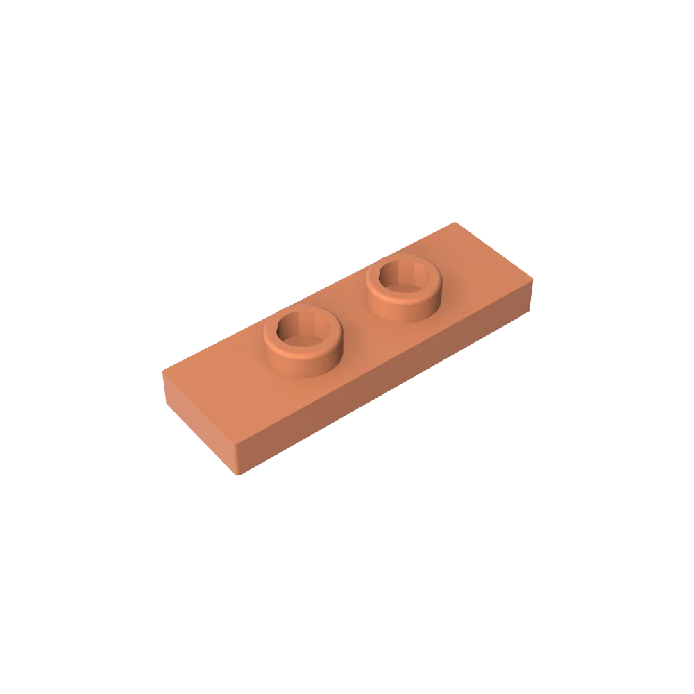Gobricks GDS-1504 Plate, Modified 1 x 3 with 2 Studs (Double Jumper) | Compatible Bui lifestyle view
