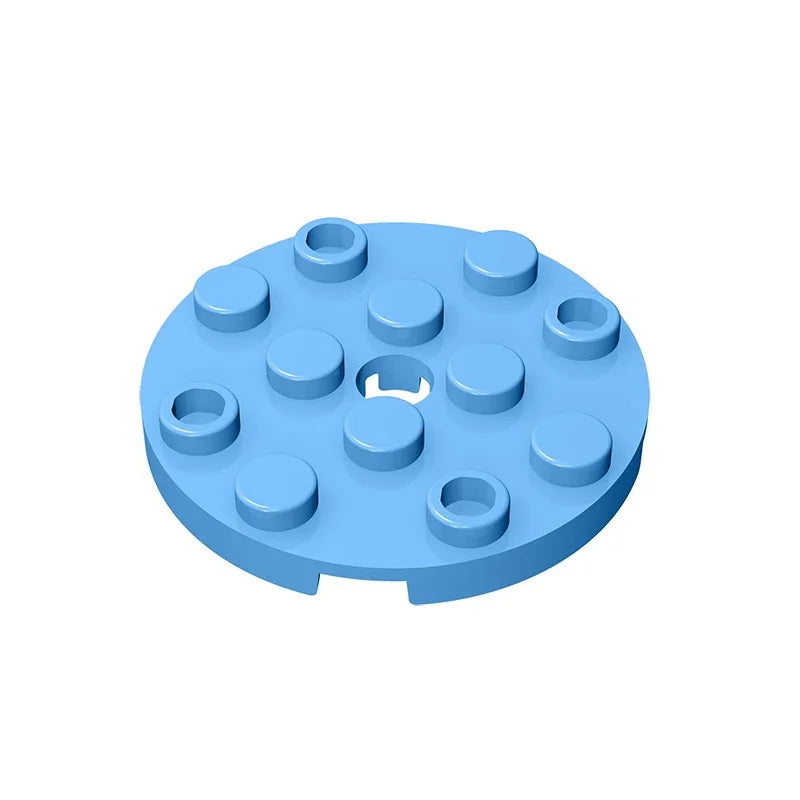 Gobricks GDS-841 Round Plate 4x4 with Hole | Compatible Building Block for DIY Creati alternate view
