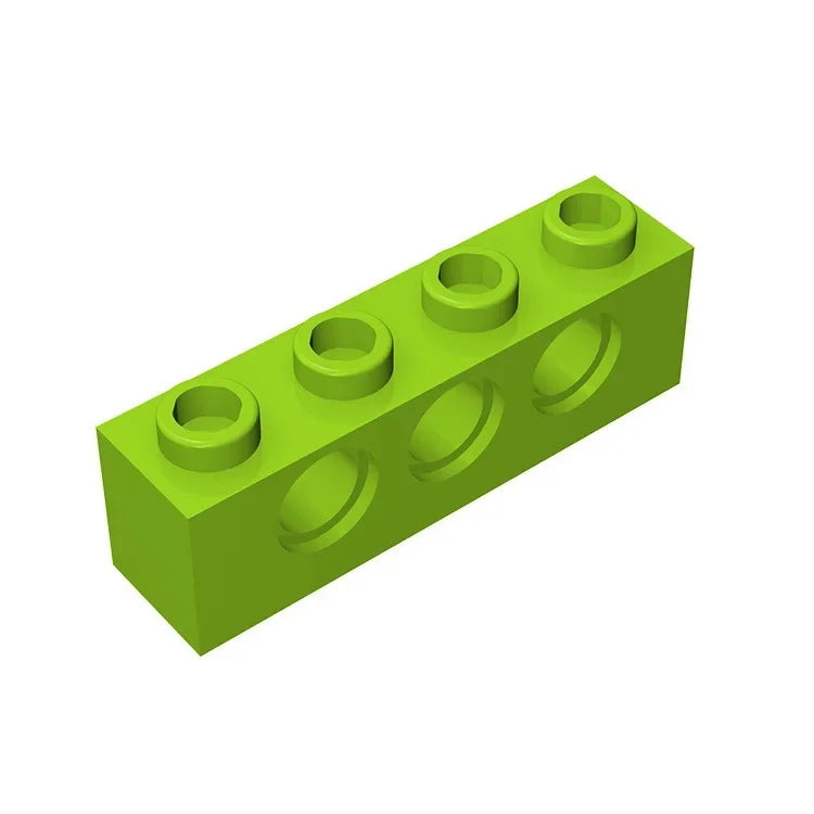 Gobricks GDS-625 Technical Brick 1x4 3-Hole | Compatible with Lego 3701 additional angle