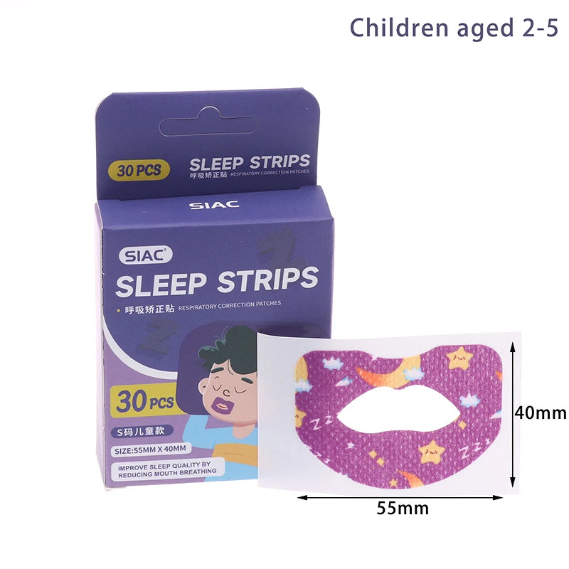 Children Anti-Snoring Mouth Breathing Correction Stickers | 30 Pack for Better Night alternate view
