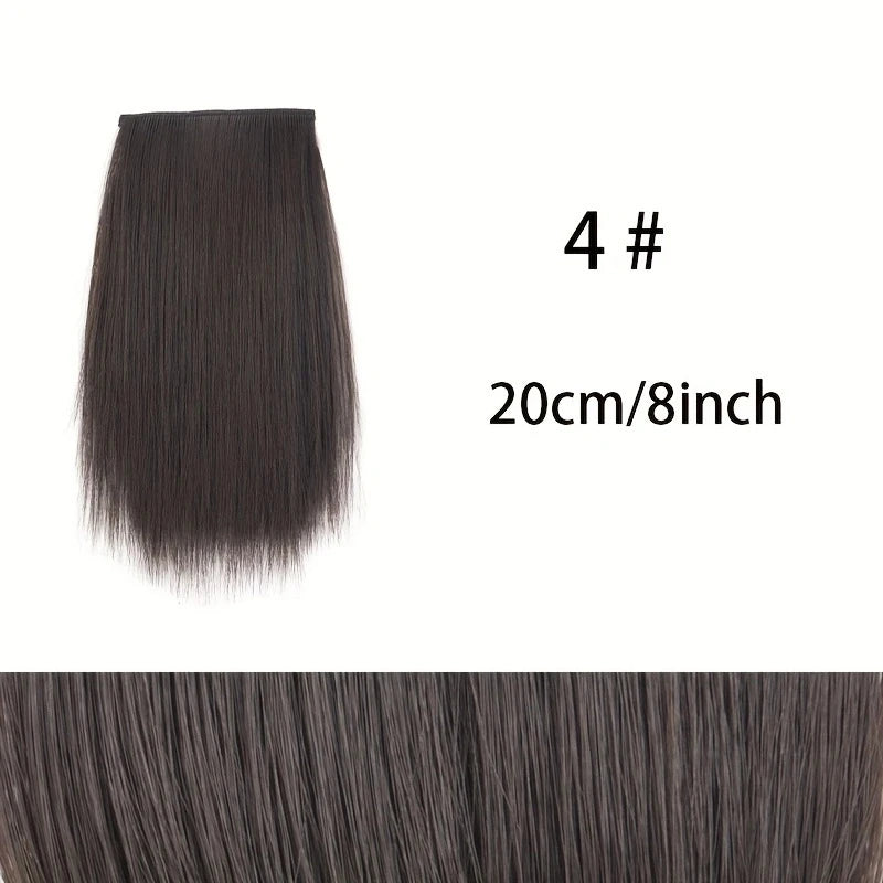 Synthetic Seamless Hair Pads Clip In | Increase Volume Top Hairpiece alternate view