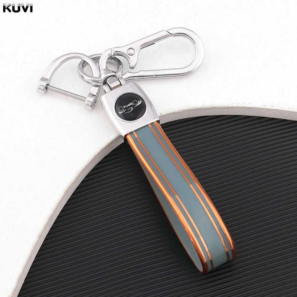 Rotatable TPU Keychain | Durable Car Key Ring Holder for Men and Women close-up view