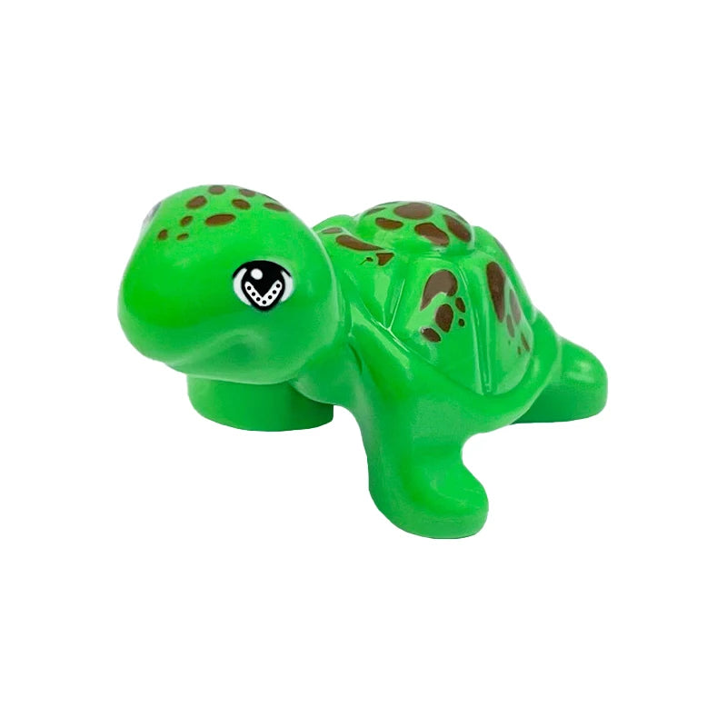Marine Tier Bausteine Set | Krokodil Wal Hai Oktopus Schlange Dinosaurier Spielzeug
