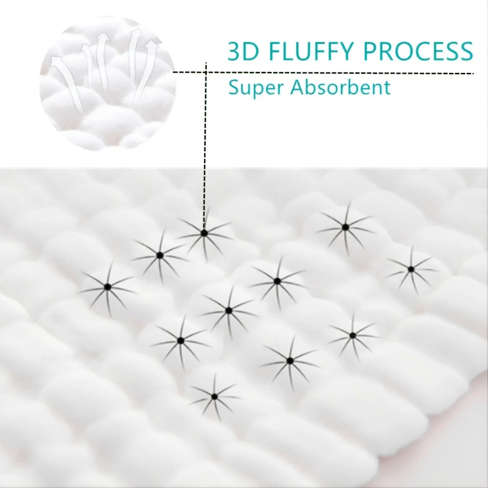 Large Muslin Burp Cloths | Extra Absorbent Baby Hand Washcloths close-up view