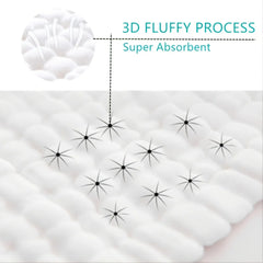 Large Muslin Burp Cloths | Extra Absorbent Baby Hand Washcloths close-up view