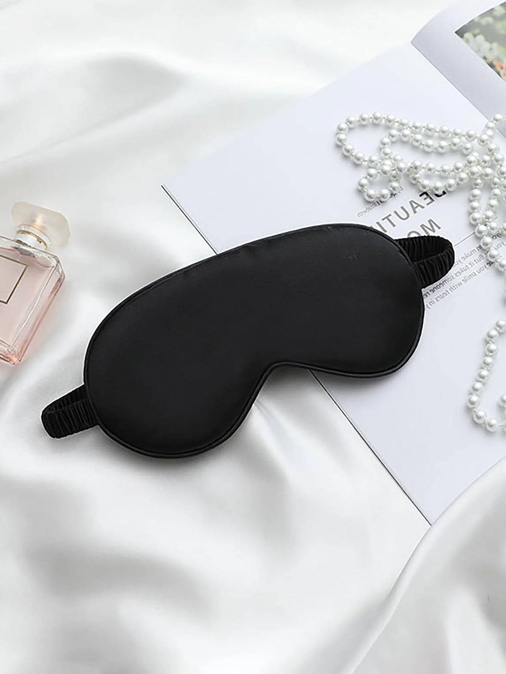 Double Sided Imitation Silk Sleep Mask | Light Blocking Travel Eye Mask alternate view