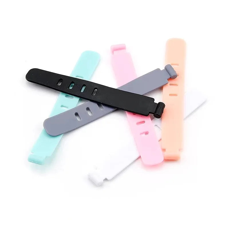 20pcs Cable Organizer Ties Clip Charger Cord Management Silicone Wire Manager Mouse additional angle